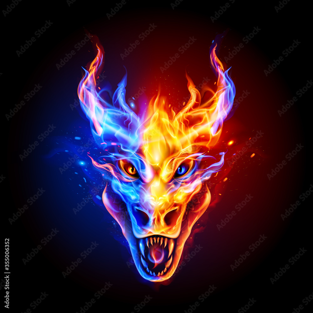 Flame dragon head: Hãy cùng đắm mình trong thế giới của những con rồng huyền thoại với những bức tranh rực rỡ của đầu rồng ngọn lửa. Với các chi tiết tinh tế và màu sắc ấn tượng, bạn sẽ có cơ hội trải nghiệm một phần của văn hóa Asia qua những bức tranh đẹp mắt này.