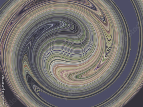 Rotating liquid coffee and chocolate cream background texture, abstract swirl
