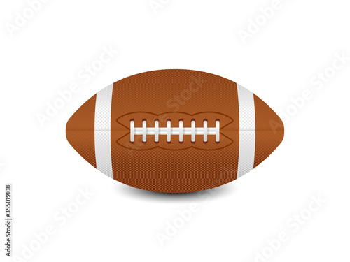 Ball for american football  - isolated vector illustration 