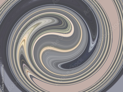 Rotating liquid coffee and chocolate cream background texture, abstract swirl