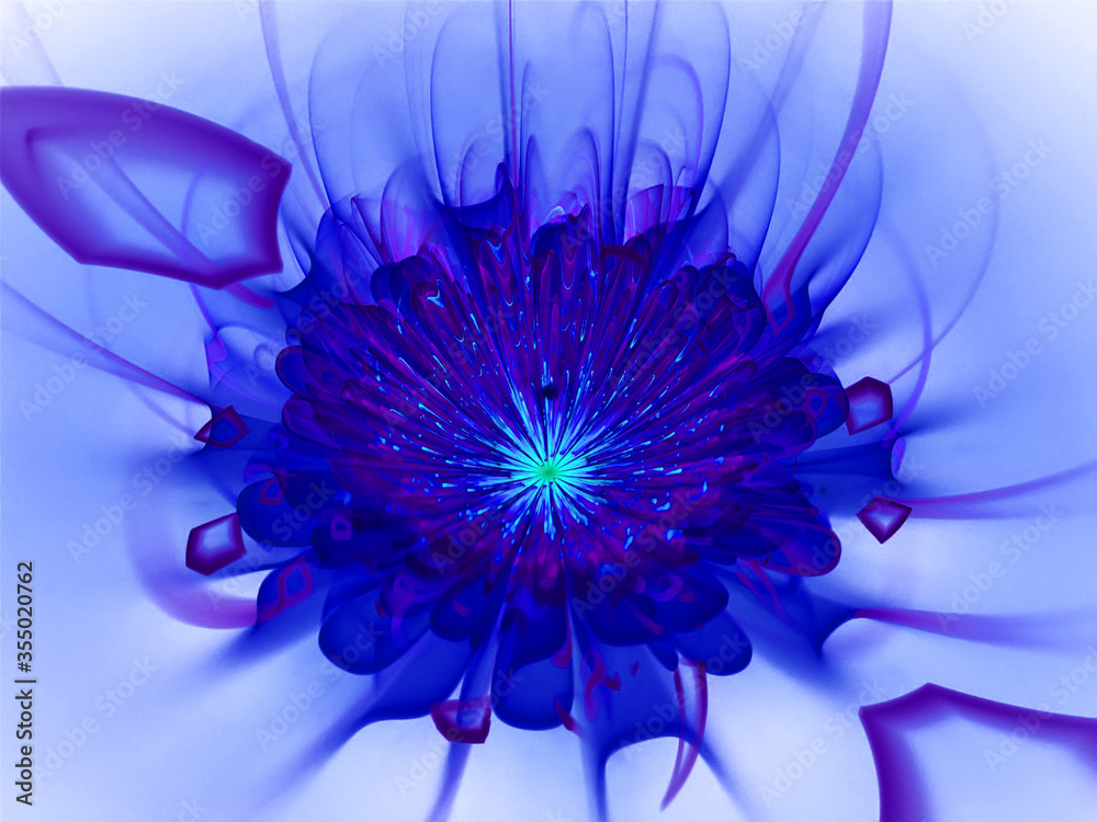 Obraz premium abstract fractal background. light effect