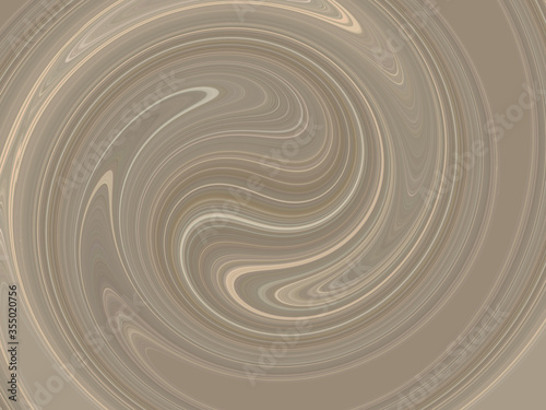 Rotating liquid coffee and chocolate cream background texture, abstract swirl