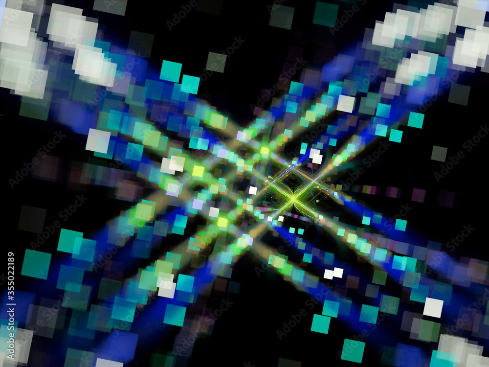 Obraz premium Beautiful abstract background with fractal elements