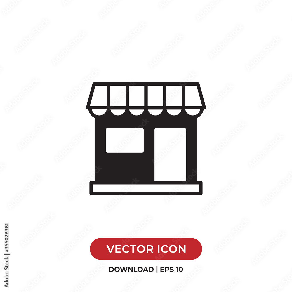Store icon vector. Simple store sign Store icon vector. Simple store sign