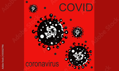 Virus background of Coronavirus, COVID-19, Coronavirus