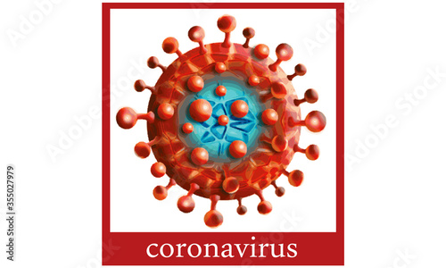 Virus background of Coronavirus, COVID-19, Coronavirus