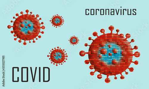 Virus background of Coronavirus, COVID-19, Coronavirus