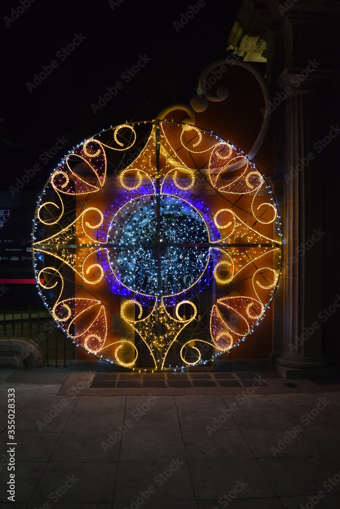 Fototapeta premium Iluminación Navideña