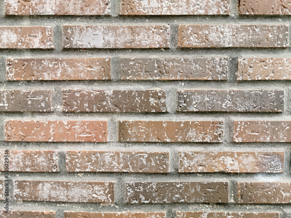 Old brick wall for a background image or banner decoration