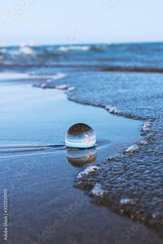 lensball in the sea