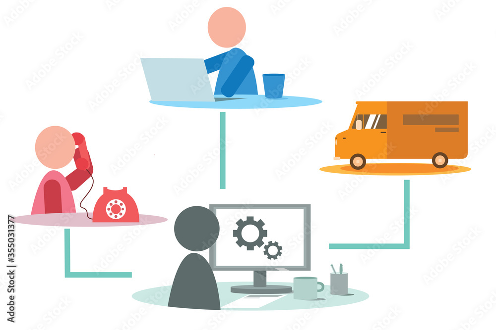 smart working team work job smart working team work job