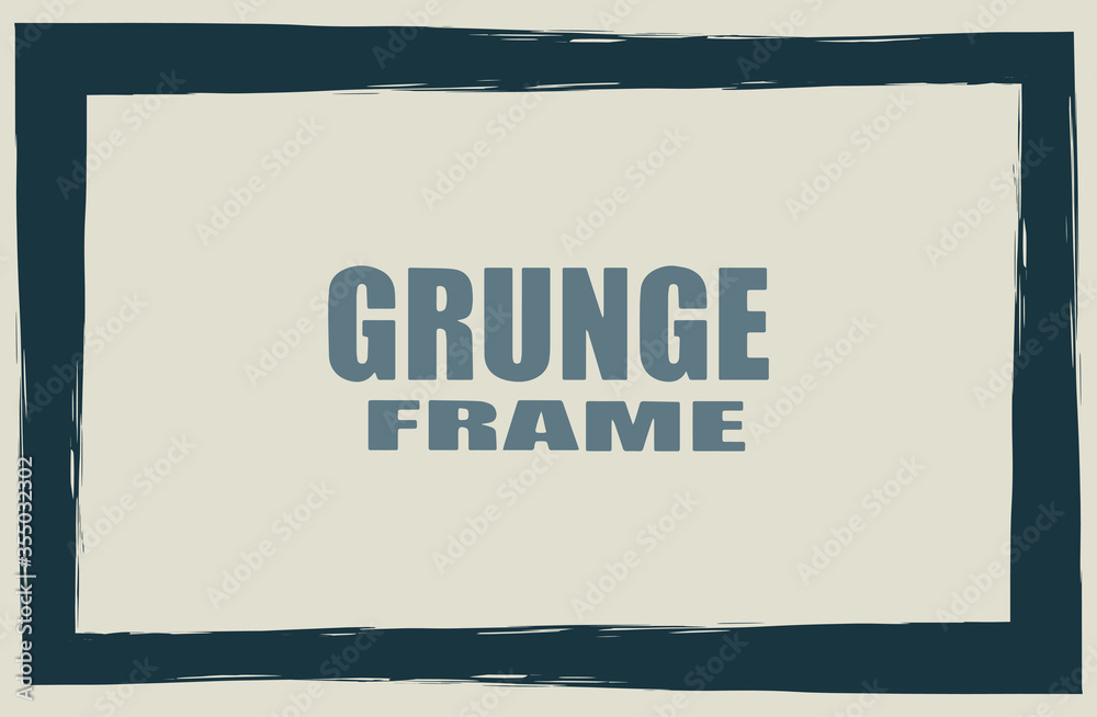 Frame in grunge style. Templates for text or logo