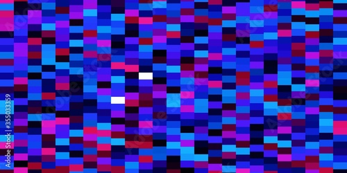 Dark Blue  Red vector backdrop with rectangles. Abstract gradient illustration with rectangles. Pattern for commercials  ads.