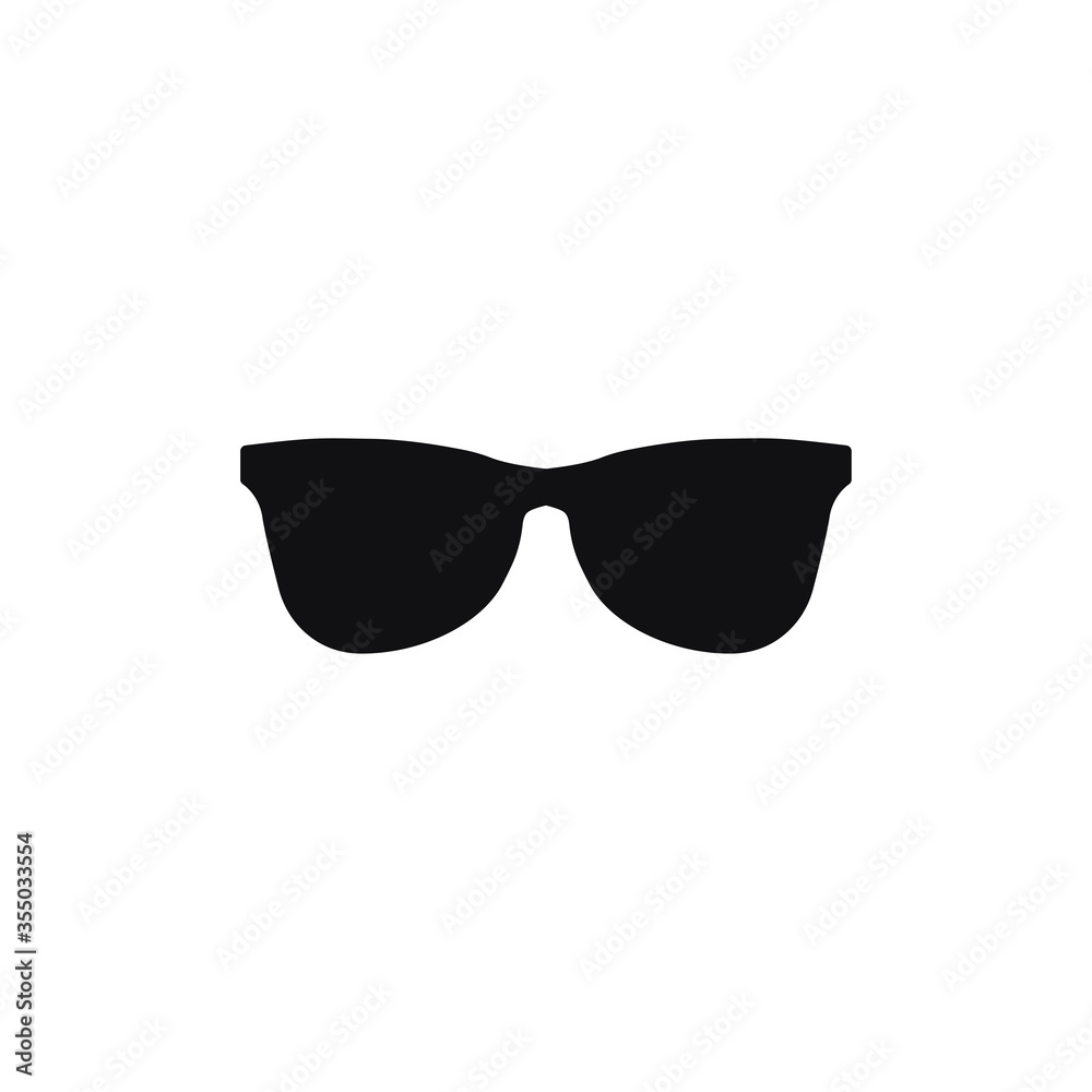 Sunglasses icon vector. Simple sunglasses sign Sunglasses icon vector. Simple sunglasses sign