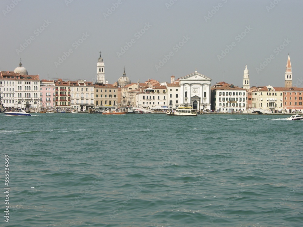 Venice, Italy, Panorama of the City Seen from the Giudecca Canal