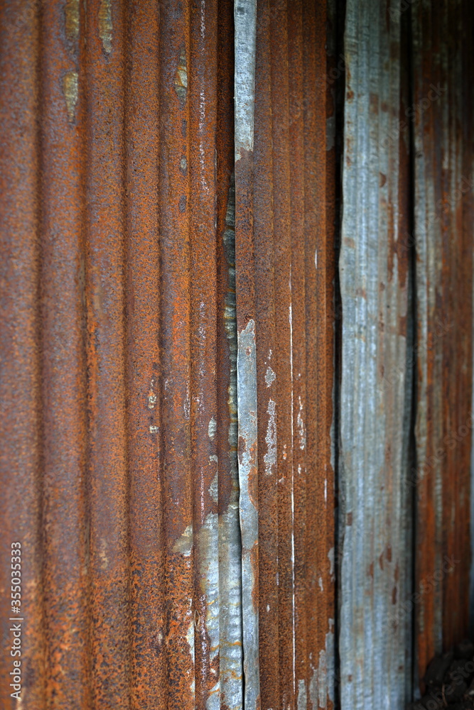 Sheets of Rusty Tin Sheets of Rusty Tin