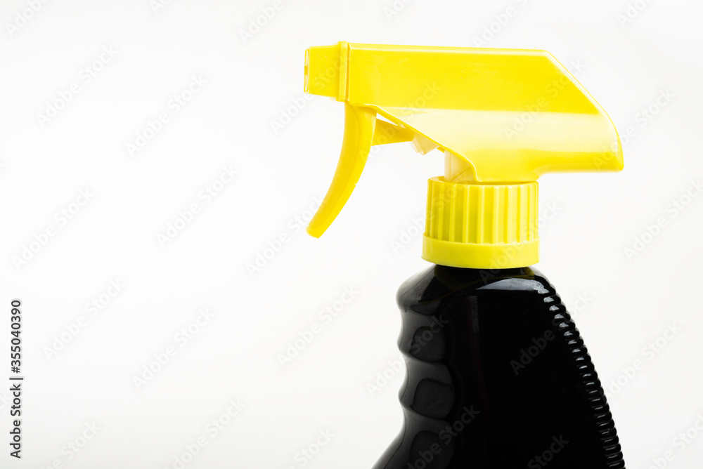 Black & Yellow Liquid Spray Plastic Dispenser Bottle Black & Yellow Liquid Spray Plastic Dispenser Bottle