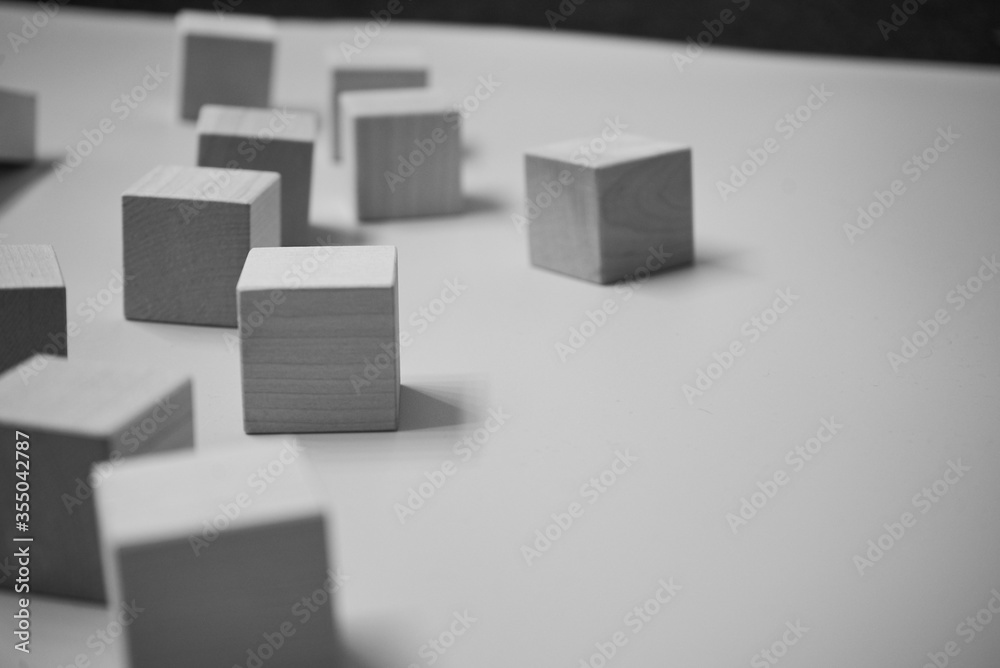black and white cubes black and white cubes