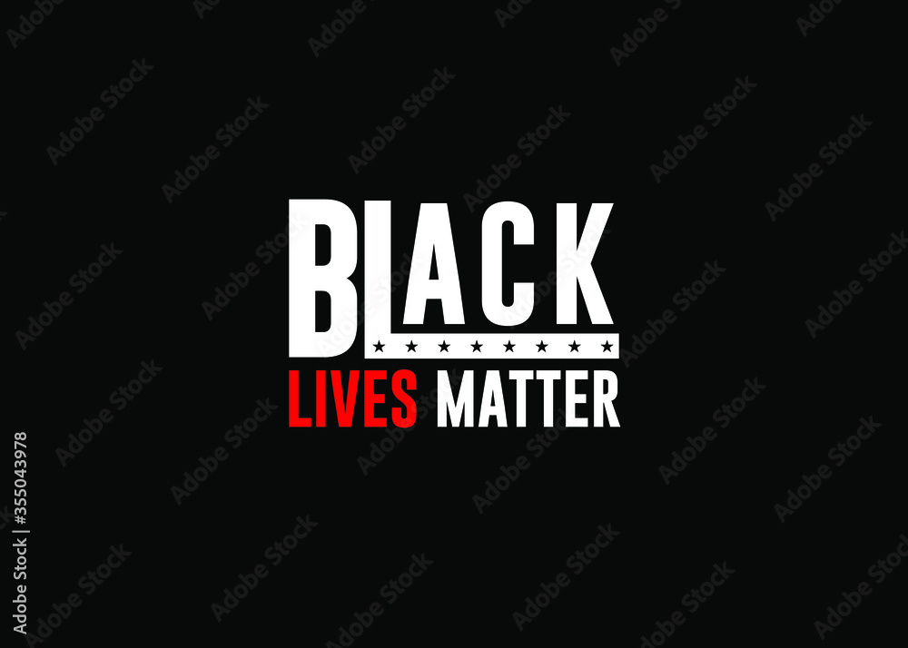 Stop racism. Black matter is alive. African American arm gesture. Anti-discrimination, racism poster, political tolerance admission banner help fight effectively. Vetor people equality united template
