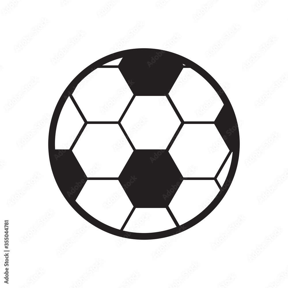 Soccer ball icon vector Soccer ball icon vector