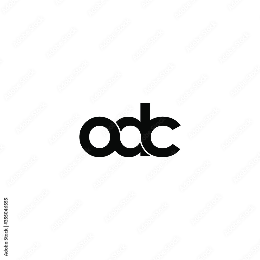 odc letter original monogram logo design odc letter original monogram logo design