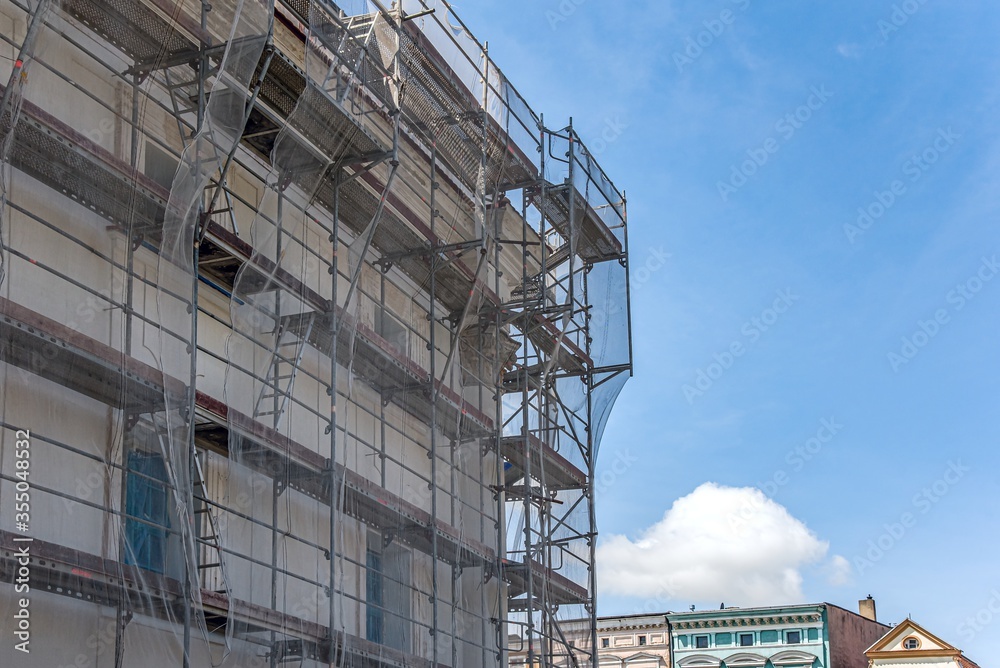 Building renovation , Wall insulation, mineral wool, composite panels Building renovation , Wall insulation, mineral wool, composite panels