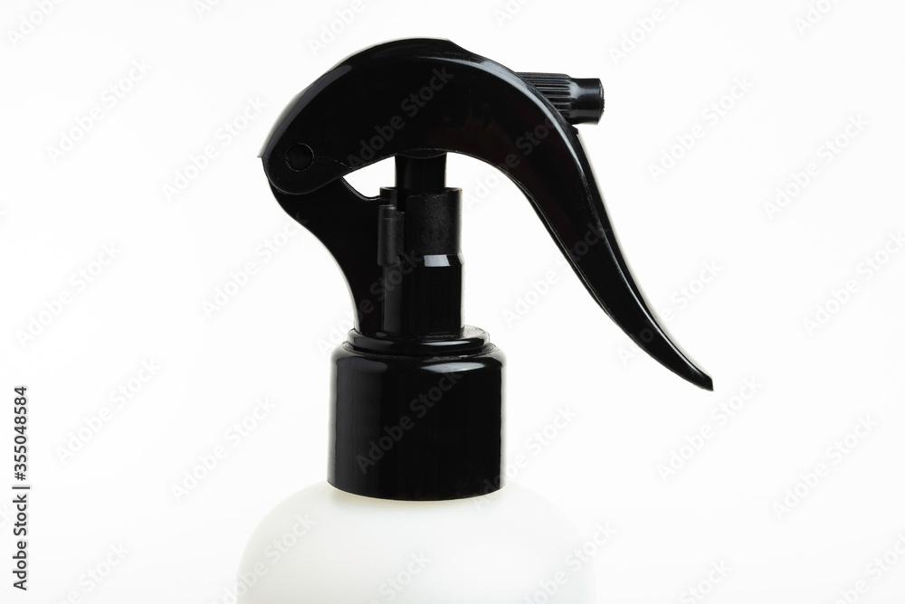 Black & White Liquid Spray Plastic Dispenser Bottle Black & White Liquid Spray Plastic Dispenser Bottle