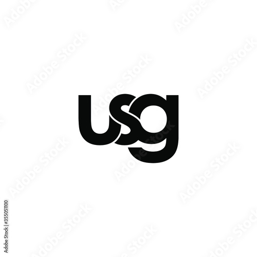 usg letter original monogram logo design
