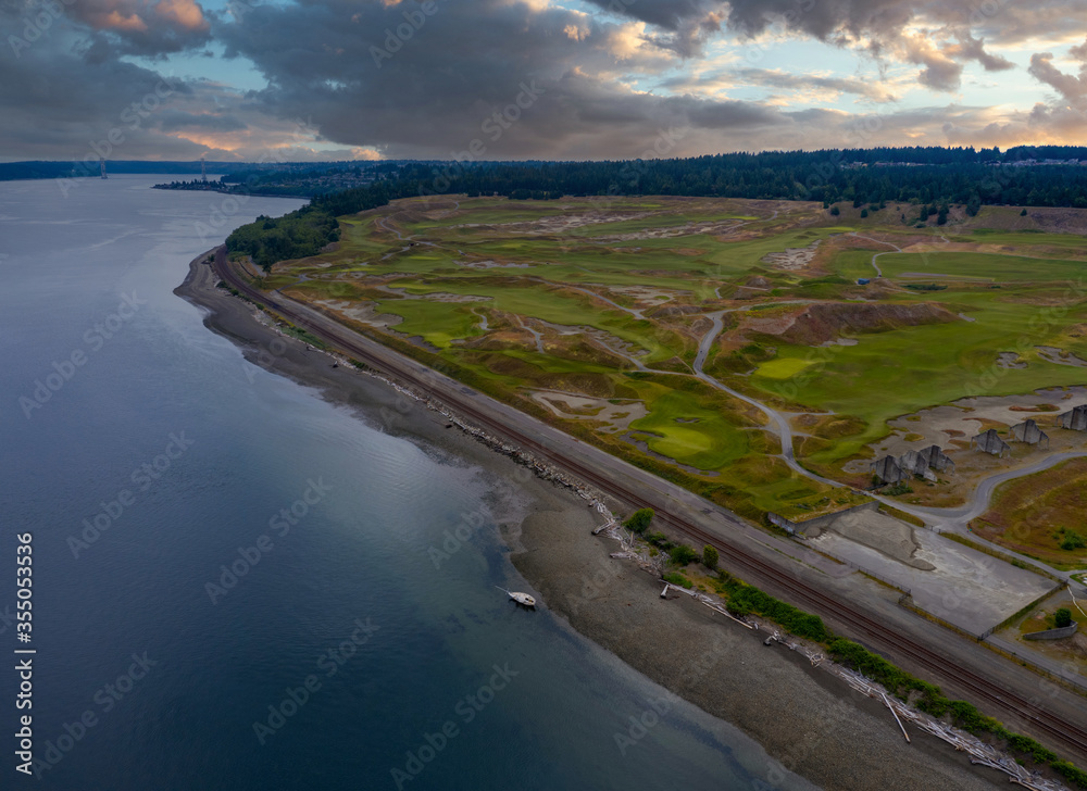 Chambers Bay Aerial Chambers Bay Aerial