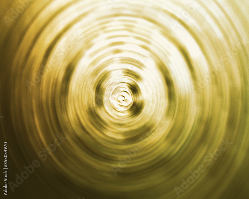 Bokeh blur circle golden wave background