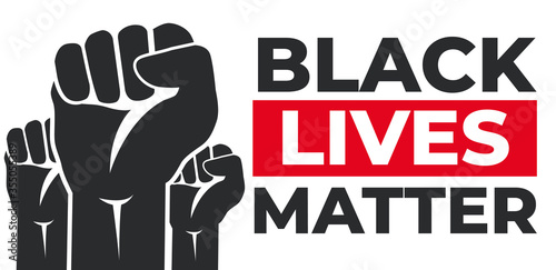 Black Lives Matter. Riot. Vector Illustration
