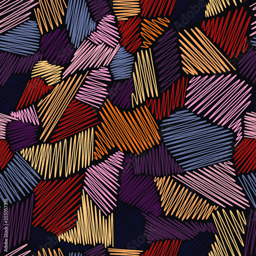 seamless geometric pattern with geometric shapes