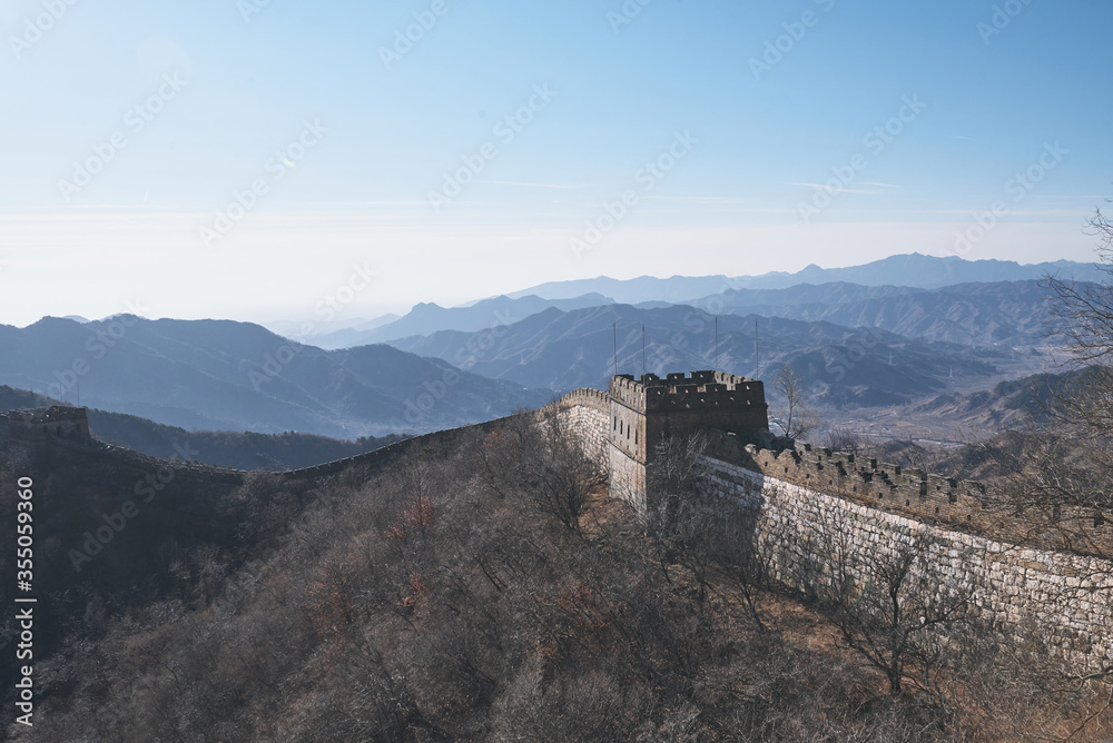 great wall of CHINA in winter