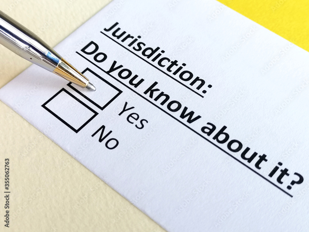 Obraz premium Questionnaire about civil litigation