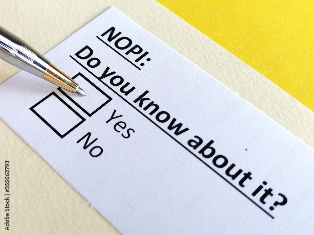 Obraz premium Questionnaire about civil litigation