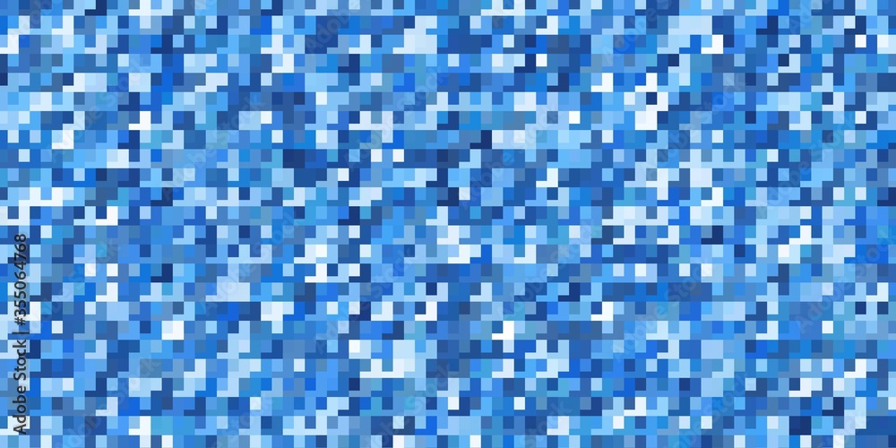 Light BLUE vector template in rectangles. Abstract gradient illustration with rectangles. Pattern for commercials, ads.