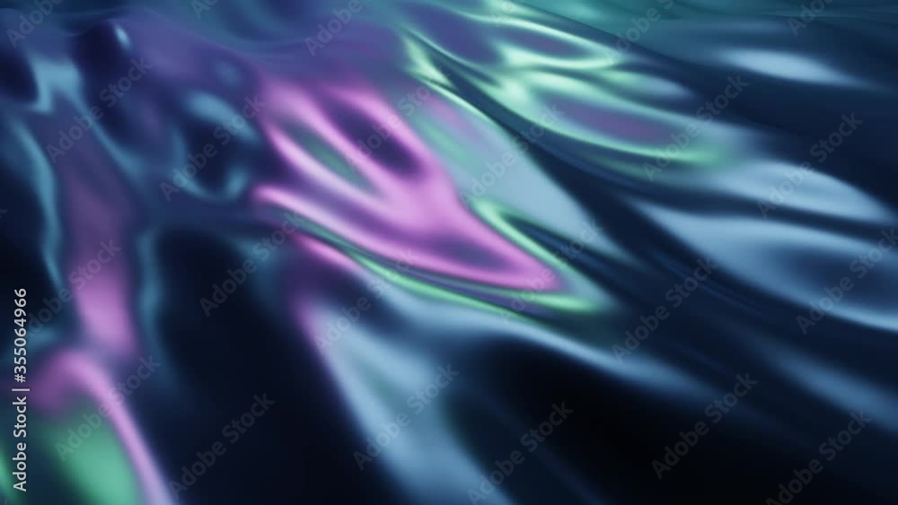 Iridescent oil slick background backdrop. Seamless looping animation. Dark blue and purple sheen. Very relaxing and calming color display waves. Iridescent oil slick background backdrop. Seamless looping animation. Dark blue and purple sheen. Very relaxing and calming color display waves.
