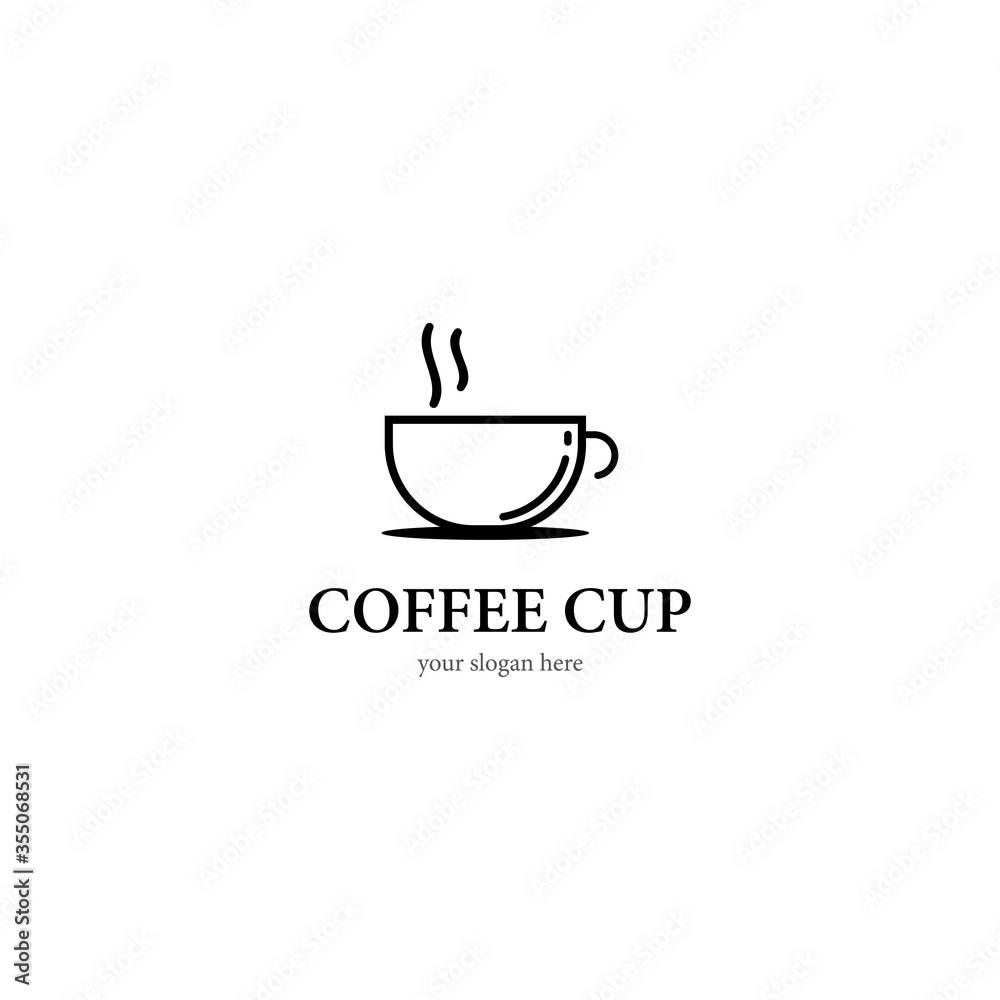 Coffee cup logo template vector icon design Coffee cup logo template vector icon design