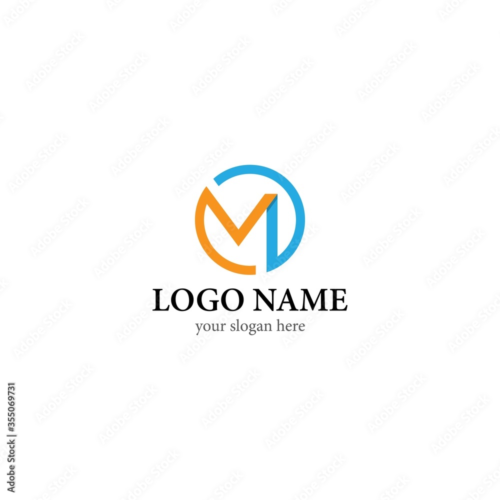 M Letter logo business template vector icon M Letter logo business template vector icon