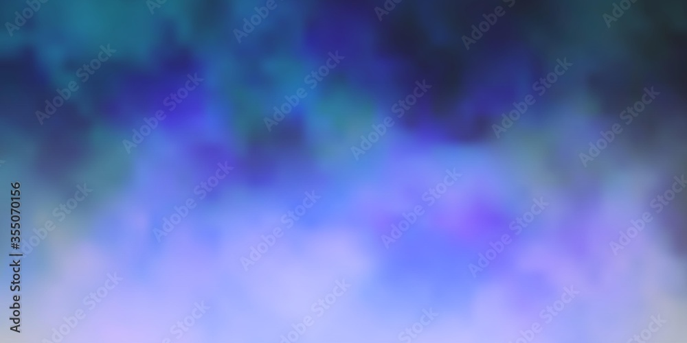Dark BLUE vector texture with cloudy sky. Gradient illustration with colorful sky, clouds. Colorful pattern for appdesign. Dark BLUE vector texture with cloudy sky. Gradient illustration with colorful sky, clouds. Colorful pattern for appdesign.