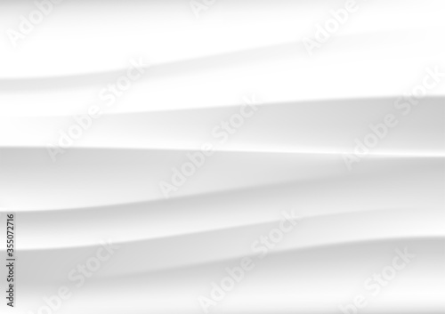 Curve abstract background white and gray gradient color background. Vector Illustration.