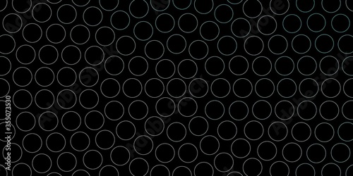 Dark BLUE vector texture with disks. Colorful illustration with gradient dots in nature style. New template for a brand book.