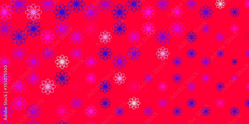 Light Purple, Pink vector background with curved lines. Light Purple, Pink vector background with curved lines.