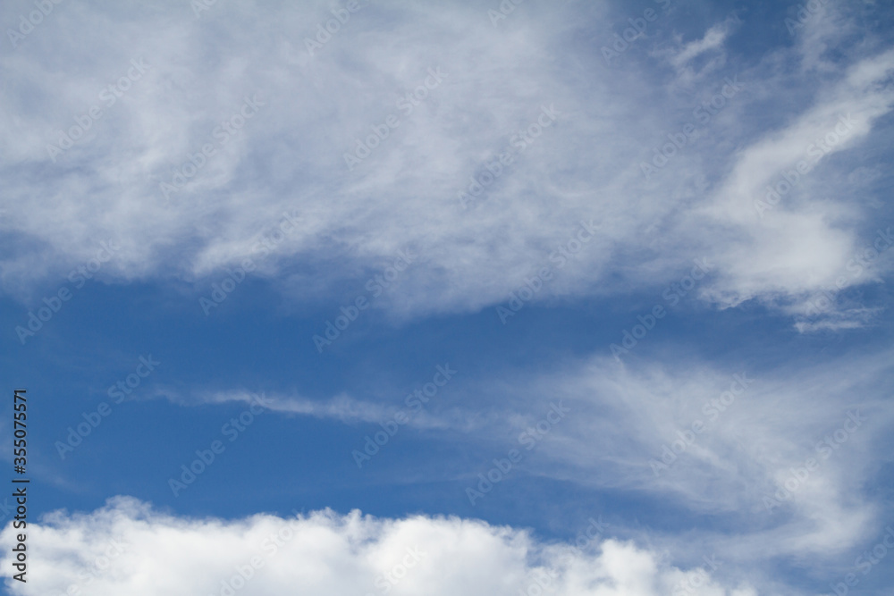 Blue sky background with cloud