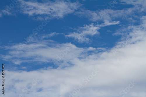 Fototapeta Naklejka Na Ścianę i Meble -  Blue sky background with cloud