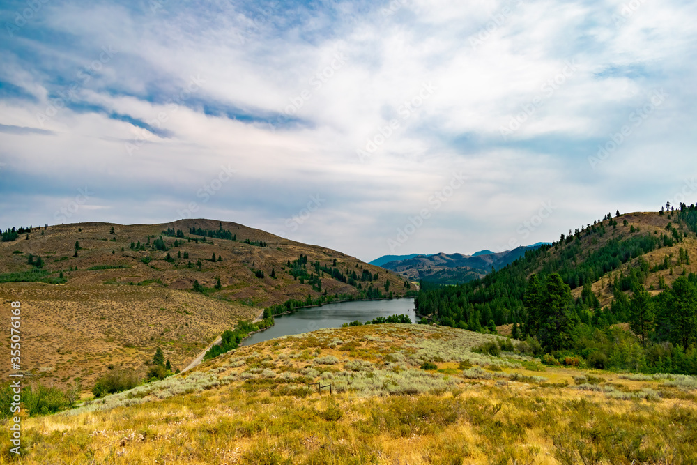 Fototapeta premium Where the Birds Fly and Fish Run Deep