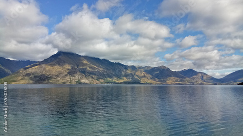 Beautiful view of Lake Wakatipu Queenstown New Zealand