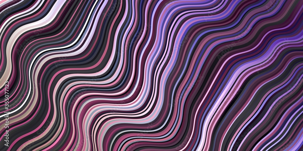 Dark Pink, Green vector background with bent lines. Illustration in abstract style with gradient curved. Best design for your ad, poster, banner. Dark Pink, Green vector background with bent lines. Illustration in abstract style with gradient curved. Best design for your ad, poster, banner.