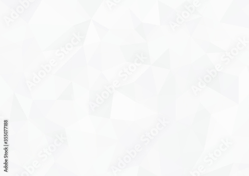 Abstract white geometric vector background