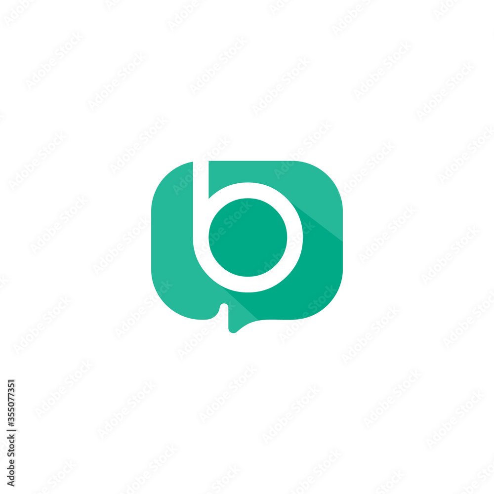 b chat logo talk vector illustration, chat letter b logo b chat logo talk vector illustration, chat letter b logo